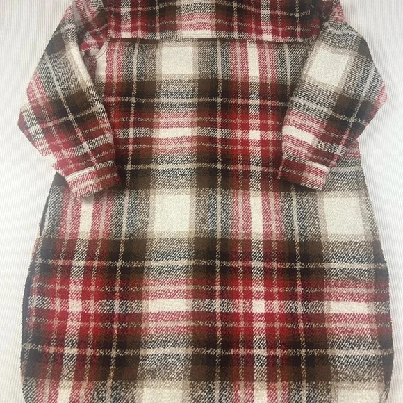 Maurice’s Plaid Flannel 0X Shacket Jacket Pockets Lagenlook Western Long Tall - Picture 13 of 13